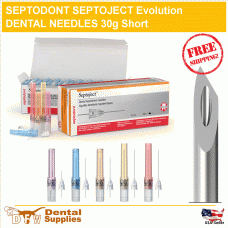 SEPTODONT SEPTOJECT Evolution DENTAL NEEDLES 30g Short